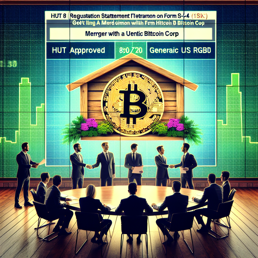 Hut 8's Registration Statement on Form S-4 for Merger with US Bitcoin Corp Approved