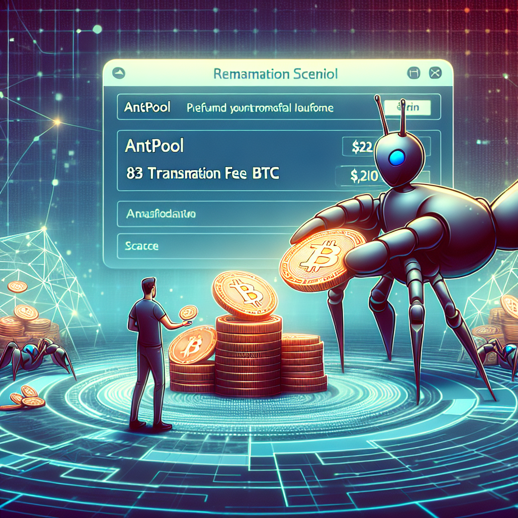 AntPool offers refund for 83 BTC transaction fee to affected user