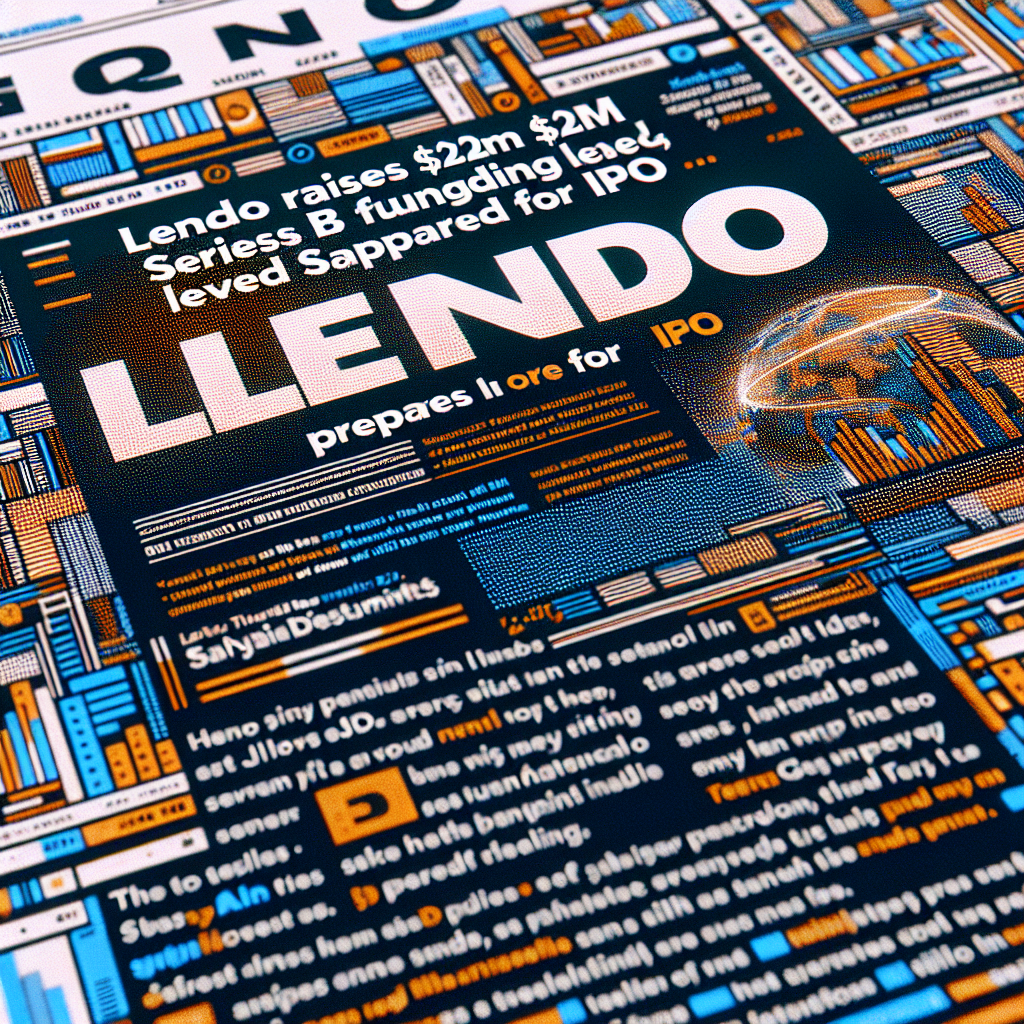 Lendo Raises $28M in Series B Funding Led by Sanabil Investments, Prepares for IPO