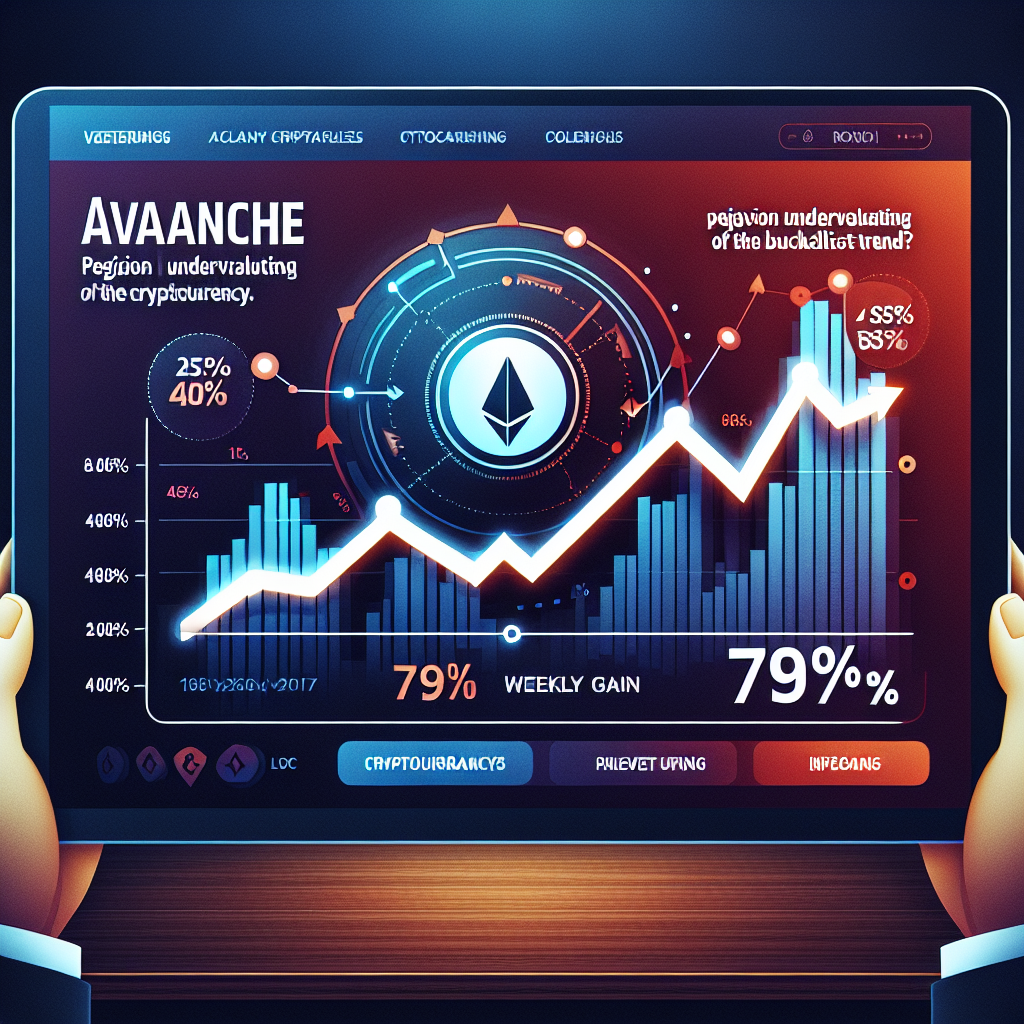 Analysts: Avalanche's 79% Weekly Gain Reveals Previous Undervaluation